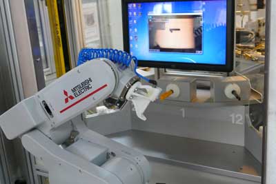 HMI Übergabestation des Roboters