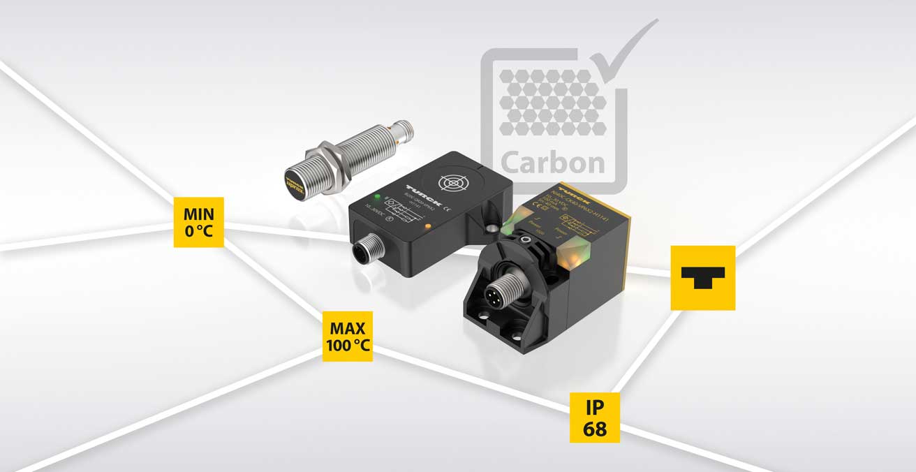 Induktiver Sensor für Logistik und Carbon Anwendungen