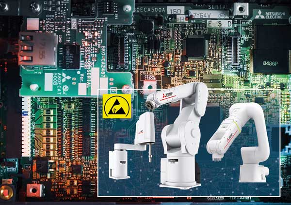 Mitsubishi Electric Roboter Elektronikfertigung