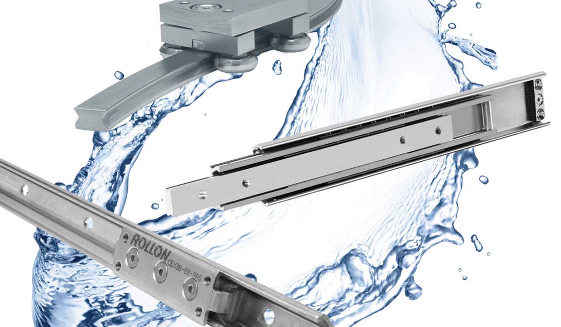 Stainless steel linear guide Rollon