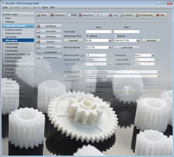 Berechnung: Wie lange hält das gedruckte Zahnrad? - Digital