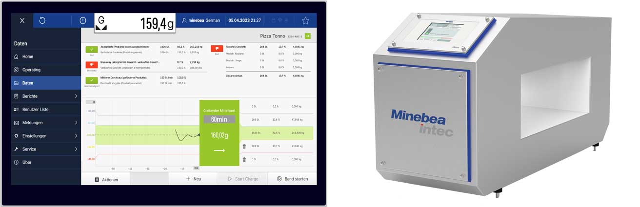 Minebea Intec HMI Surface Metalldetektor