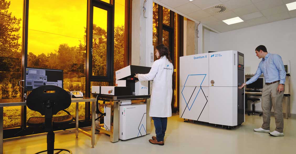 Nanoscribe Microfabrication experience center