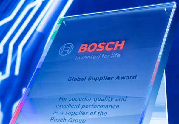 MinebeaMitsumi Bosch Supplier Award