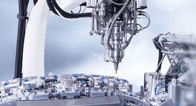 Fully automated adhesive system for automotive exterior parts