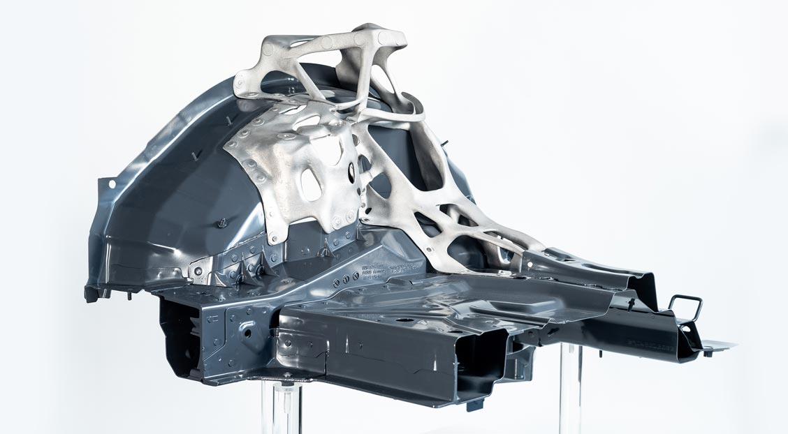 Crash sichere 3D-Druck Aluminium Legierung für Fahrzeuge