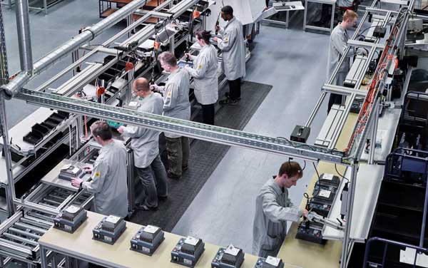Seit Anfang der 80er Jahre fertigt Nord im niedersächsischen Aurich elektronische Antriebstechnik.