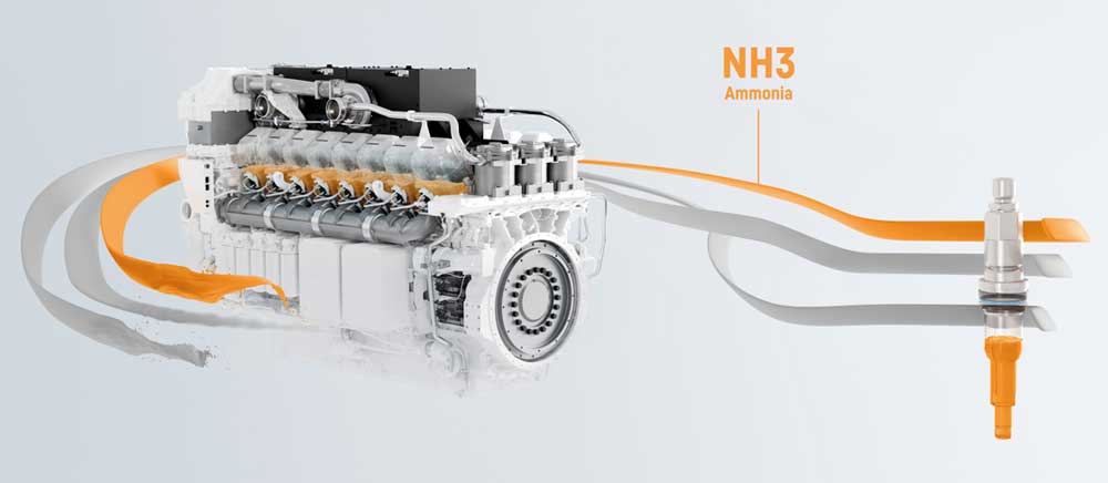 Ammoniakmotor Liebherr
