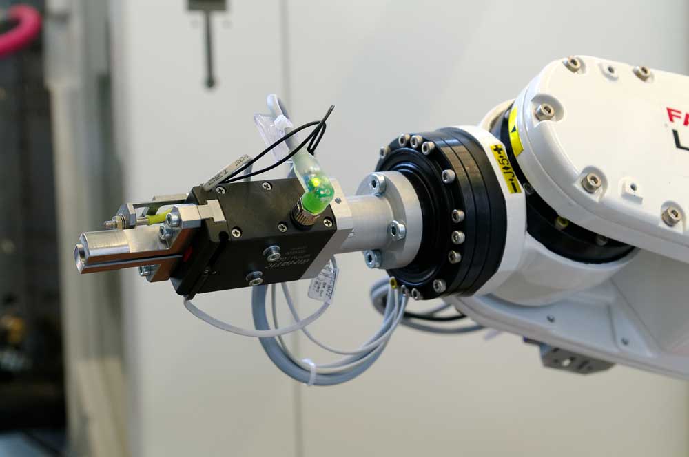 Knickarmroboter Greifer
