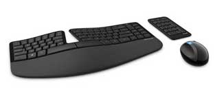 Microsoft ergonomische Maus