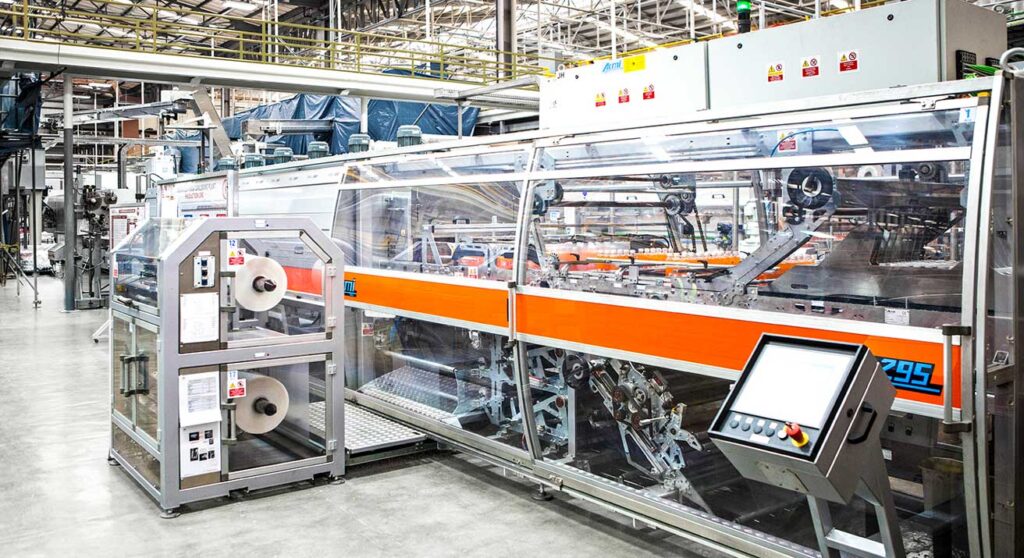 Schmersal Folienverpackungsmaschine Sicherheitszuhaltung