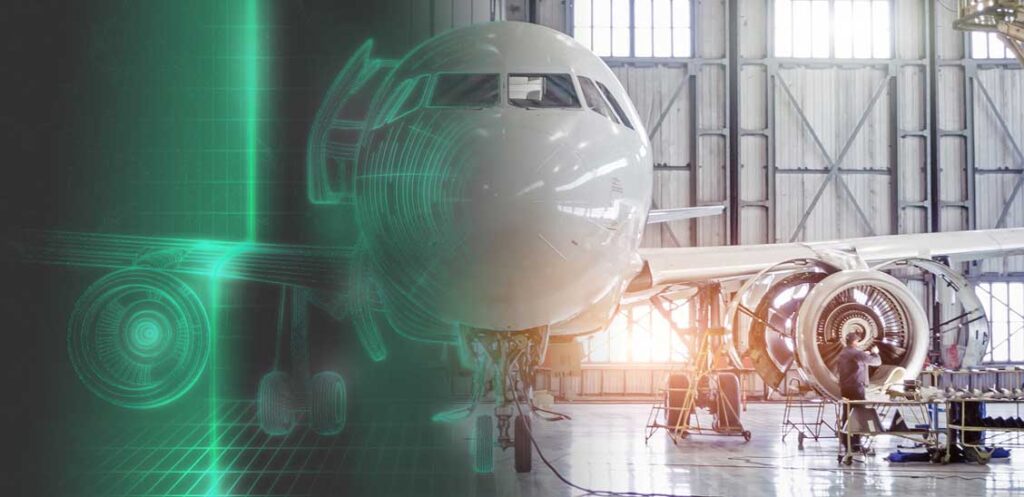 Flugzeugscan Pepperl Fuchs Multi-Sensor