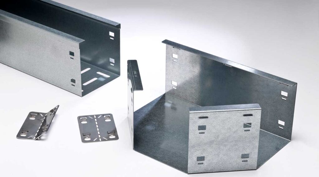 Flexibler Industrie Kabelkanal mit Schnellverbinder von Pflitsch Pflitsch Industrie Kabelkanal