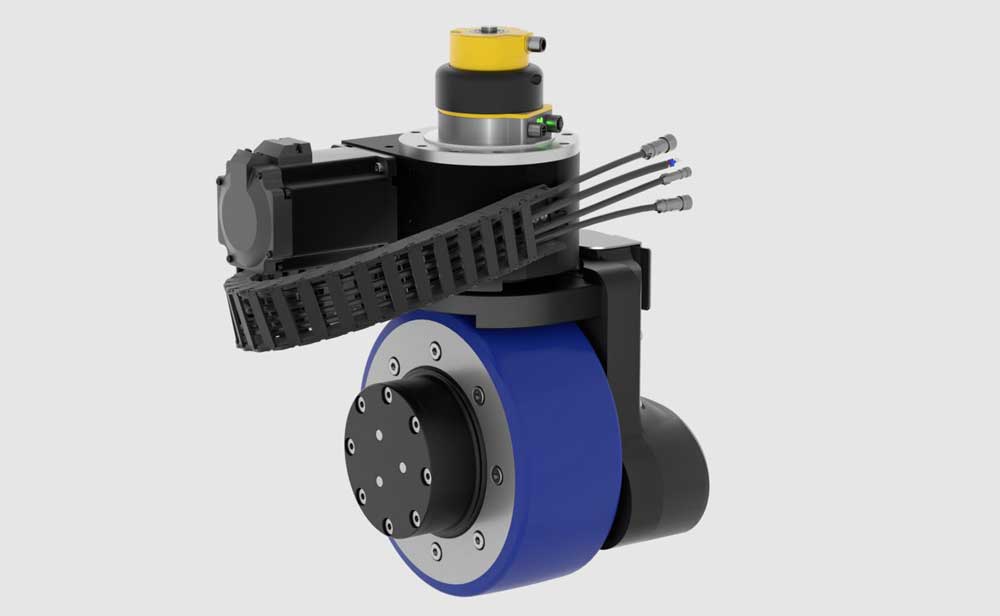 Fahr-Lenk-Modul als Plug-and-Play-Antrieb für AMRs und AGVs bis 2 t
