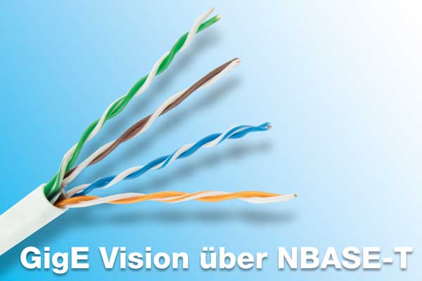Erste Plattform aus Nbase-T-Produkten, die unkomprimierte GigE Vision-kompatible Bilder mit bis zu 5 Gb/s überträgt. Rauscher GigE NBASE T
