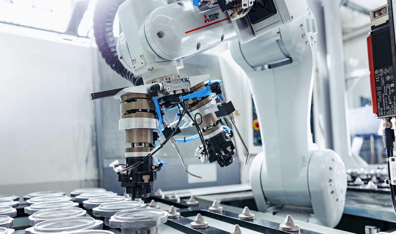 Mitsubishi Knickarmroboter Roboterarm