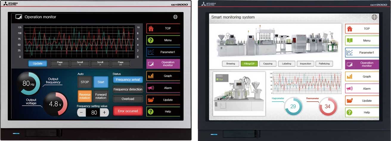 Mitsubishi HMI Widescreen