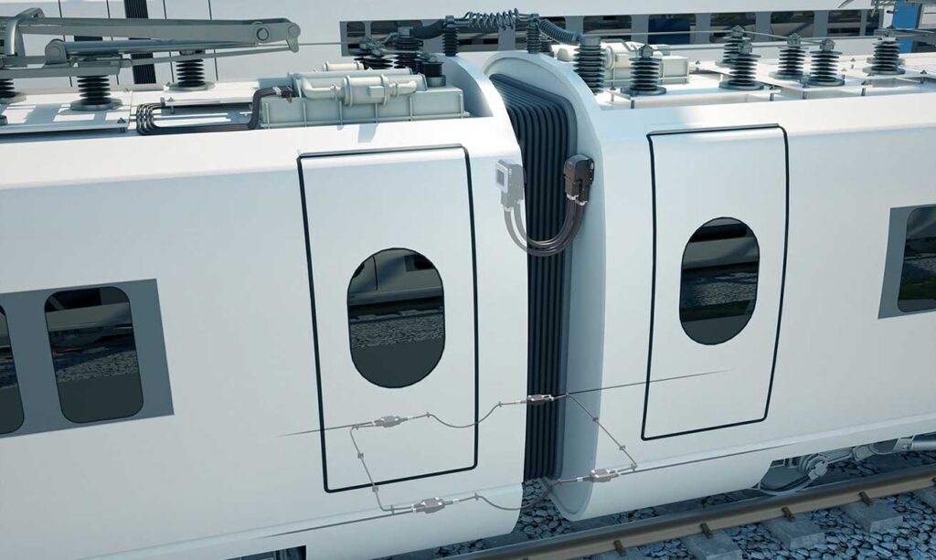 Harting Energieverteilung Schienenfahrzeug