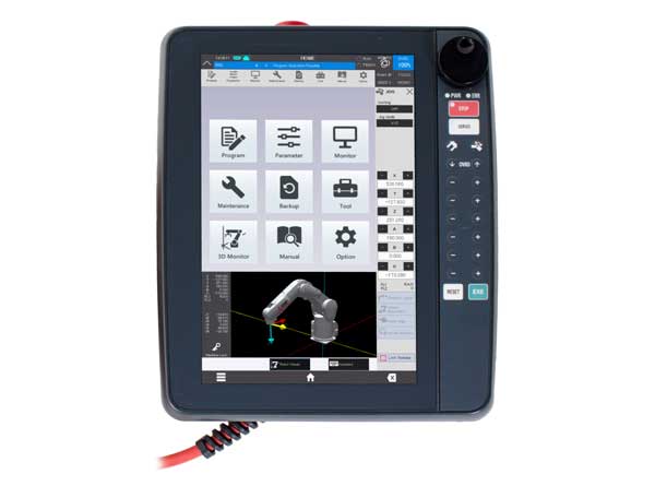 Roboterprogrammierung Mitsubishi Teaching Box