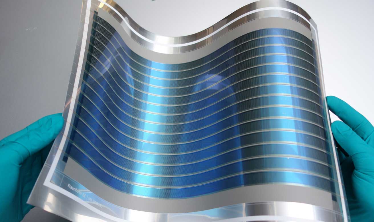 Fraunhofer flexible Solarmodule