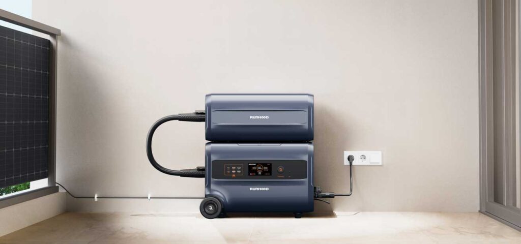 Runhood Balkonkraftwerk Speicher Solaranlage