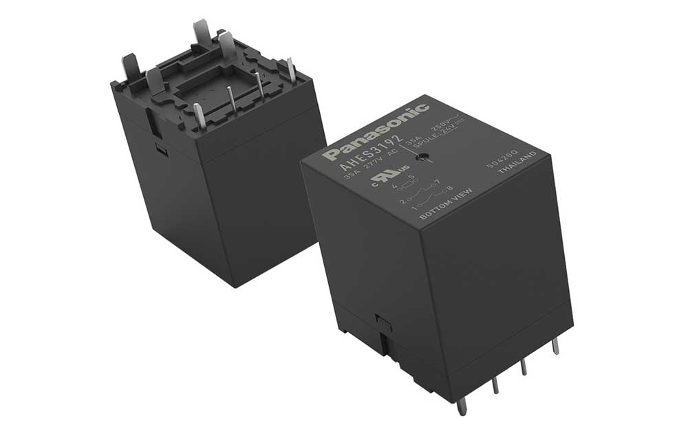 PCB-Relais schaltet 40 A in einphasigen Wallboxen