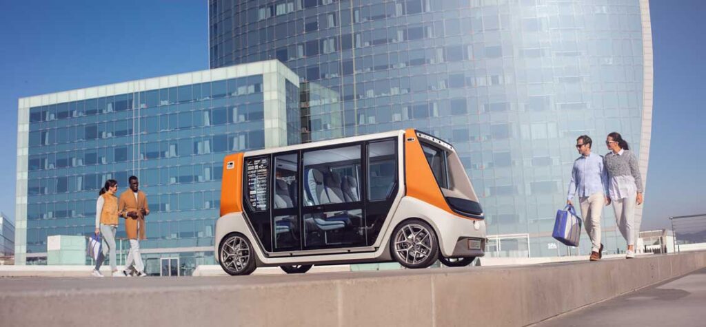Rinspeed Metrosnap Harting Schnittstelle