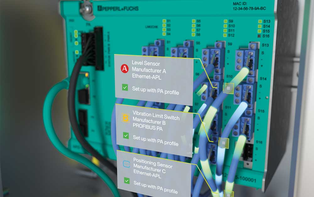 Ethernet APL Field-Switch liefert Daten in Echtzeit