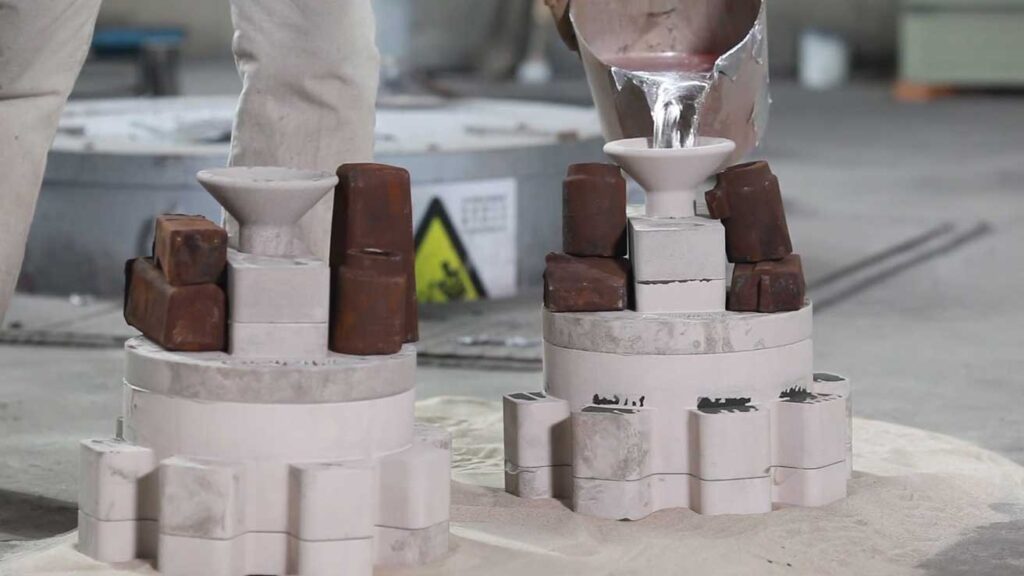 Voxeljet Aluminiumguss Sandform Metallguss