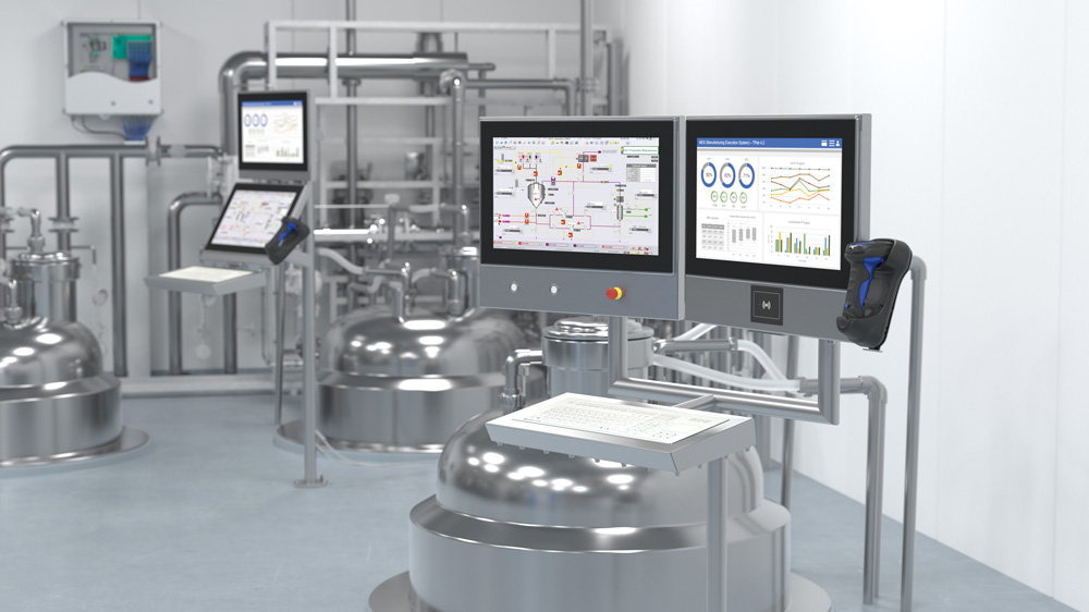 Pepperl-Fuchs-HMI-RFID HMI Doppel Monitor Setup