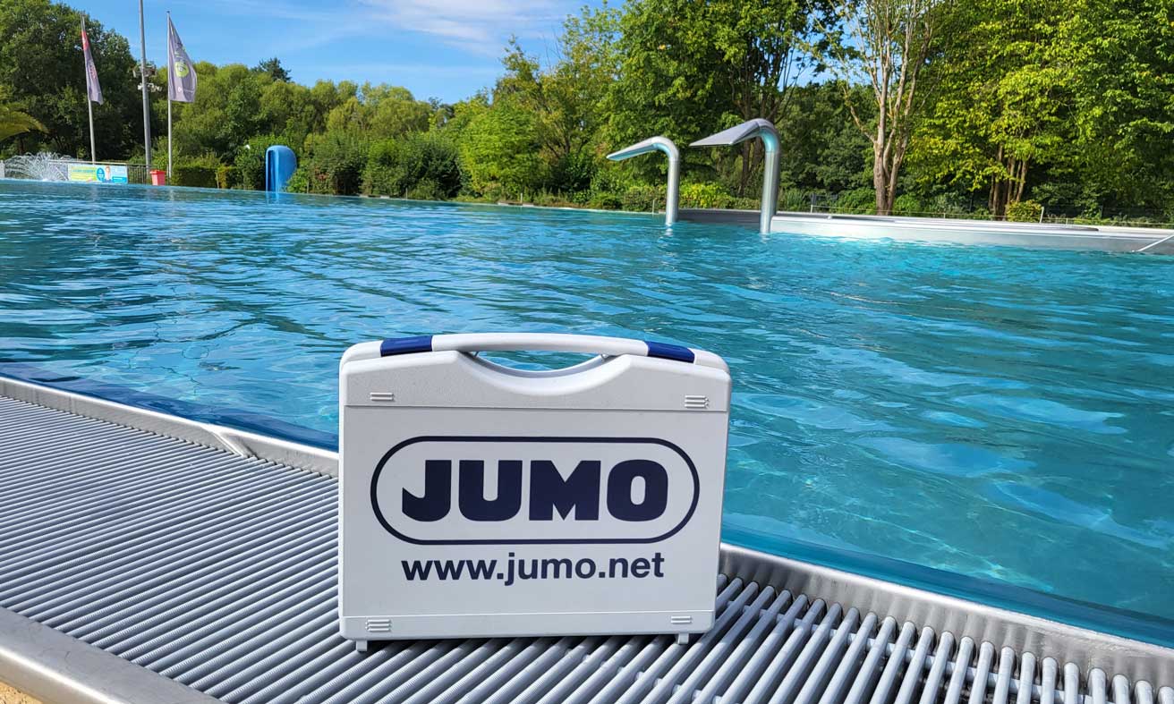Jumo Freibad Rosenau Messtechnik