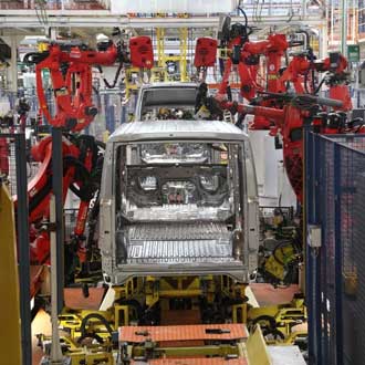 Sensorik Karosseriemontage bei Iveco
