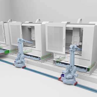 Linearachse Handling-Roboter