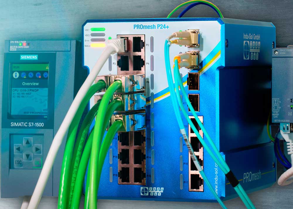 Gigabit-Switch macht Netzwerkzustand sichtbar