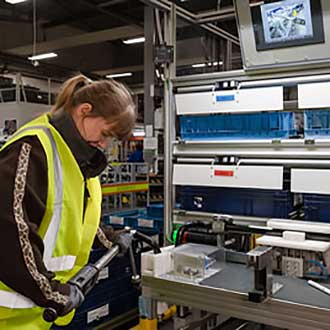 Mitsubishi SPS Handarbeitsplatz Martinshof