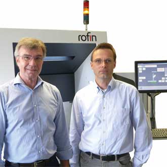 Lichtvorhang Lasermarkieranlage von Rofin-Sinar