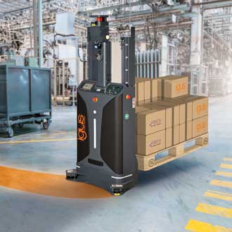 Autonomer Gabelstapler Igus