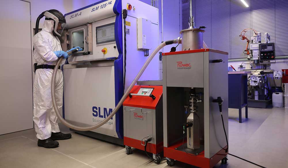 SLM-Entpulverung: Metallpulver-Recycling im Praxistest